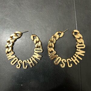 100% Authentic Moschino earrings.